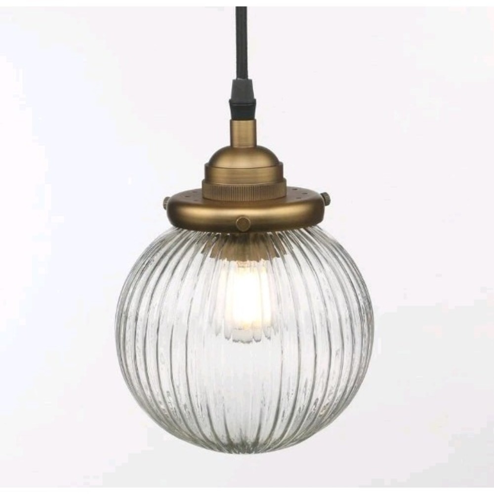 Yosoan 1-Light Vintage Kitchen Hanging Pendant Light Fixture, Single Hardwire...